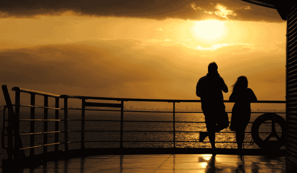 Sunrise or Sunset on the Deck